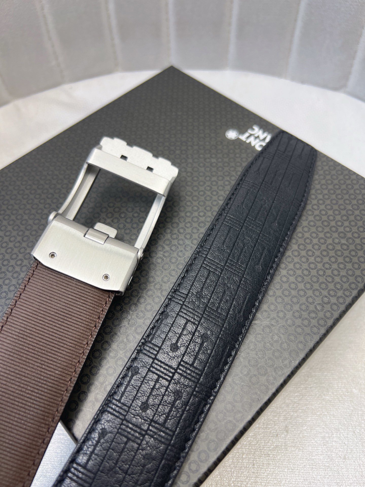 Italian Imported Cattle Belt: Premium Automatic One-Headed Oxen-Skin Stripes - 图片 6