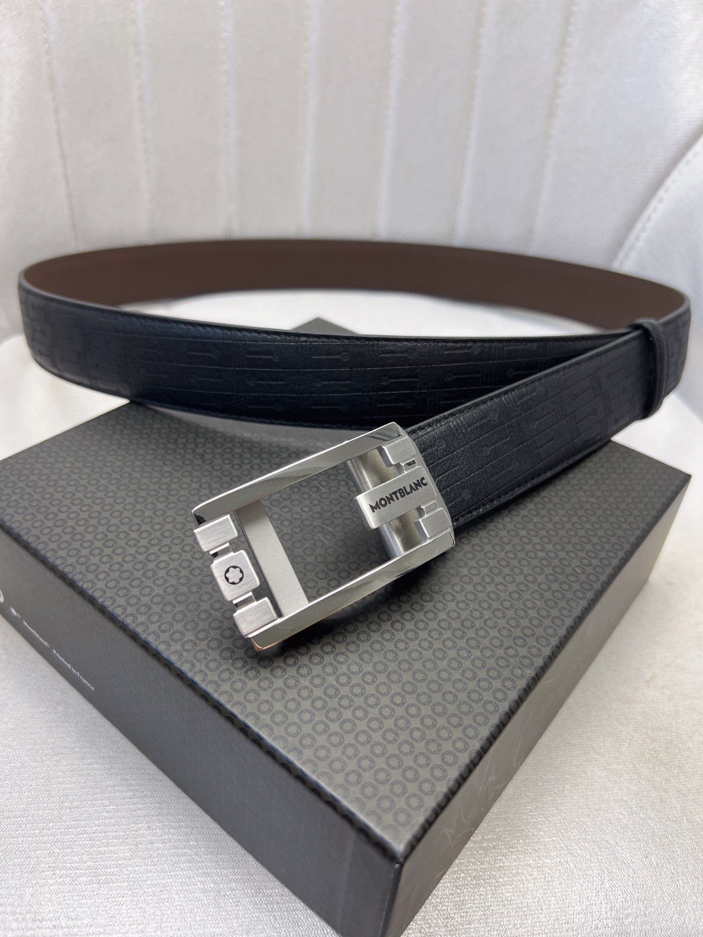 Italian Imported Cattle Belt: Premium Automatic One-Headed Oxen-Skin Stripes - 图片 2