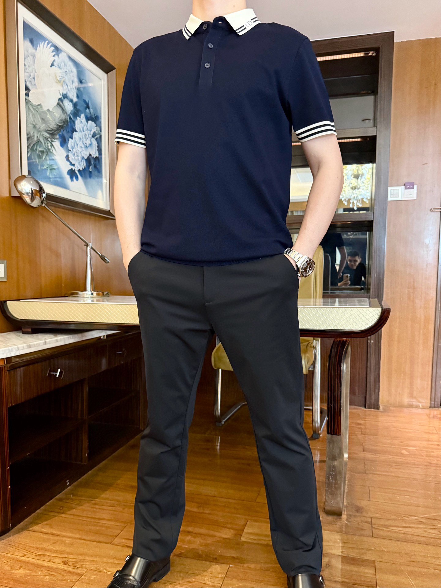 NO:429234,Dior - the latest hot-selling Polo in the counter is shipped, and the most popular items in London counters are sold!  Selected Italian imported bead flooring fabrics with the latest designs, the brand logo on the collar shows taste, business and casual boutique. Size: 48-56 (model 173/130 wears 48 sizes, with Hong Kong Lane Crawford gift box packaging), dior, alexander wang19860909迪奥-专柜最新爆款Polo出货 伦敦专柜热销单品！精选意大利进口珠地棉面料搭配最新的设计,领子上品牌logo标志彰显品味 商务休闲精品.尺码:48-56（模特173/130穿48码,配香港连卡佛礼盒包装）,,dior,alexander wang,Men's clothing