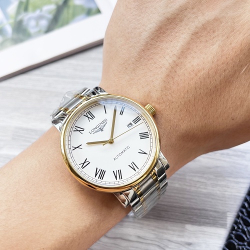 Longines Men's Automatic Watch, Stainless Steel Band, Roman Numeral Markers 1 Longines Men's Automatic Watch, Stainless Steel Band, Roman Numeral Markers