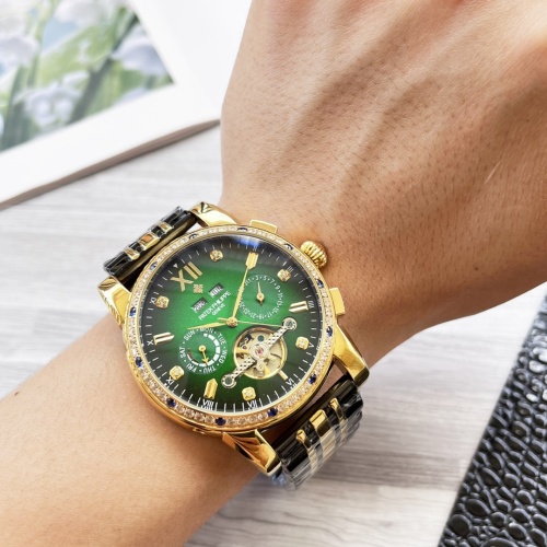 Patek Philippe Men's Multifunctional Automatic Mechanical Watch with Leather Strap 1 Patek Philippe Men's Multifunctional Automatic Mechanical Watch with Leather Strap