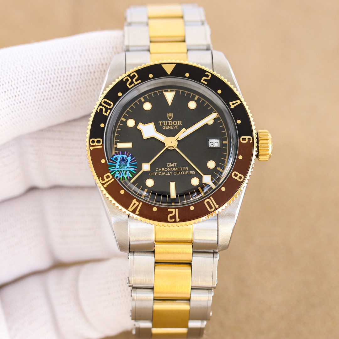 NO:338607,White Gold V2 upgraded version, Tudor Bee Bay series Greenwich watch. It combines the classic Greenwich 