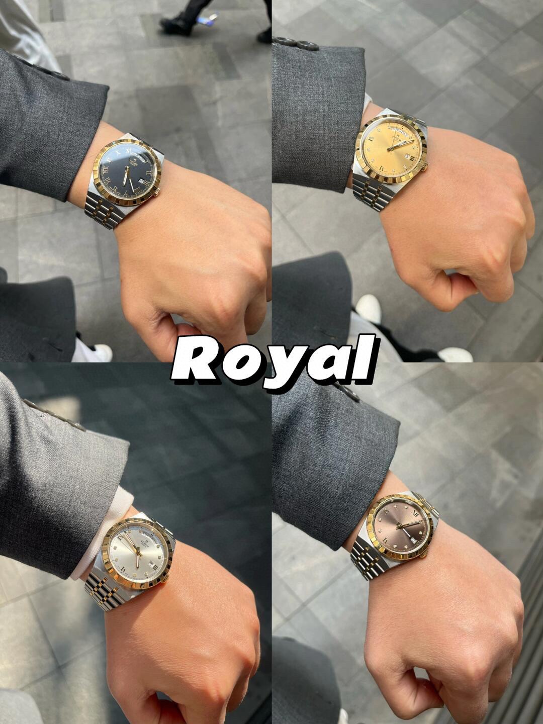 NO:338639,White Gold TUDOR-Weekly calendar model **Tutor watch model M28600-(Royal Series Black Bay 41mm) Size and style analysis**Tudor watch (Biwan Series Black Bay model **M28600-**, with a classic 41mm watch diameter design, perfectly balances retro aesthetics and modern practicality. The case is made of 316L stainless steel, matte and polished, with a thickness of about 12.7mm, suitable for most men's wrist circumference (about 16-20 cm), which not only retains the tough temperament of the diving watch, but also takes into account the comfort of daily wear. **Core size details**-**Watch diameter**41mm (medium size, suitable for mainstream wrists in Asia and Europe and the United States) -  **Case thickness**about 12.7 mm (light and thin design, easy to fit into the shirt cuffs) - **Get spacing**22 mm (standard with folding buckle or fabric strap, easy to replace) - **Waterproof depth**200 meters (professional waterproof, meets swimming and diving needs) **Design highlights** The iconic 