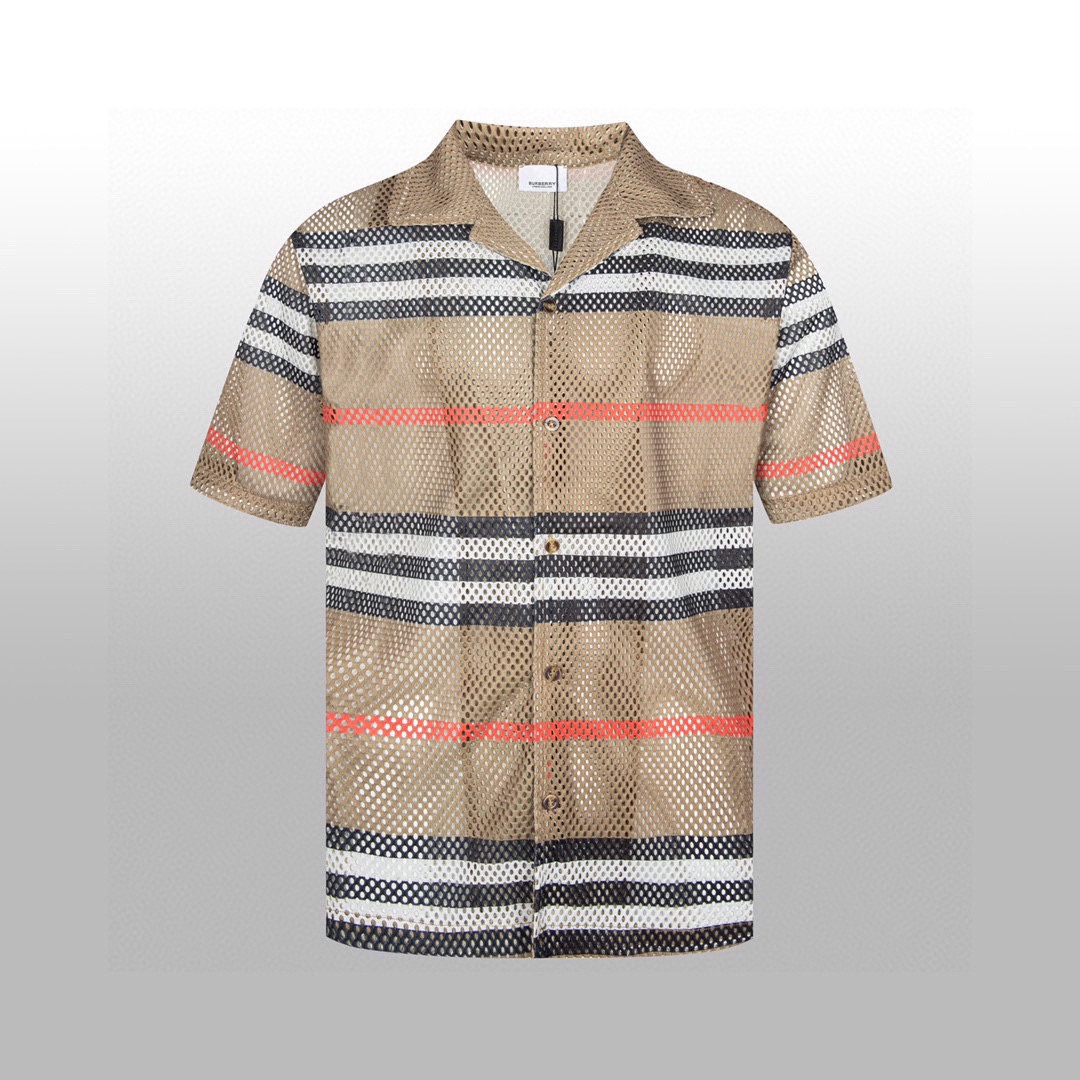 NO:431948,High-version [BURBERR] New Striped Shirt Classic Stripes Kangli Print Latest Series, versatile and fashionable items, both for both men and women Size XSSML, burberry, alexander wang19860909高版本【BURBERR】新款条纹衬衣 经典条纹 康丽印花 最新系列,既百搭又时尚的单品,男女皆可 尺码XSSML,,burberry,alexander wang,Men's clothing