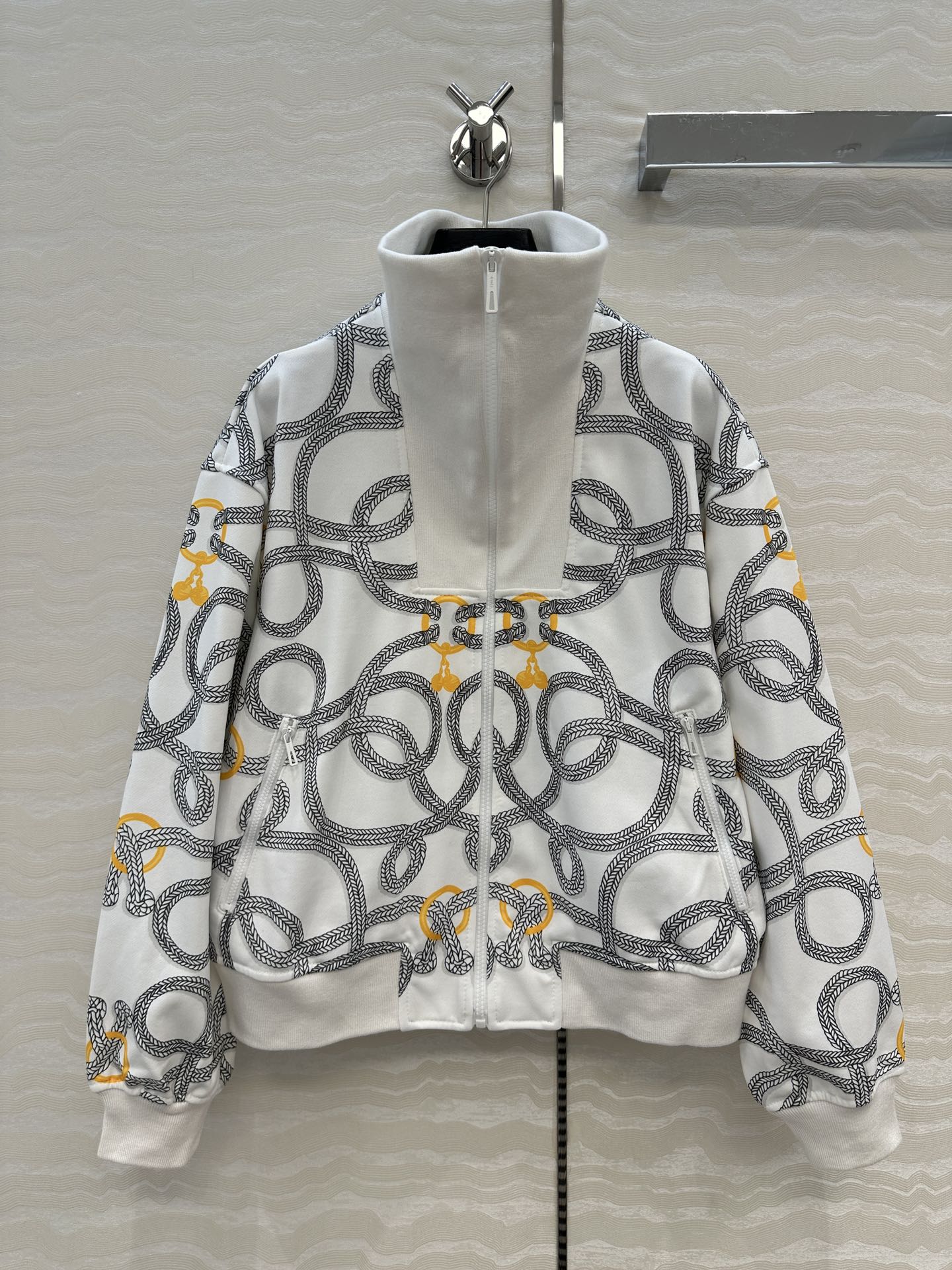 独家首发❤️原单品质H运动套装！Palefroi Remix系列印花泽西棉套装！减龄运动少女立领拉链外套