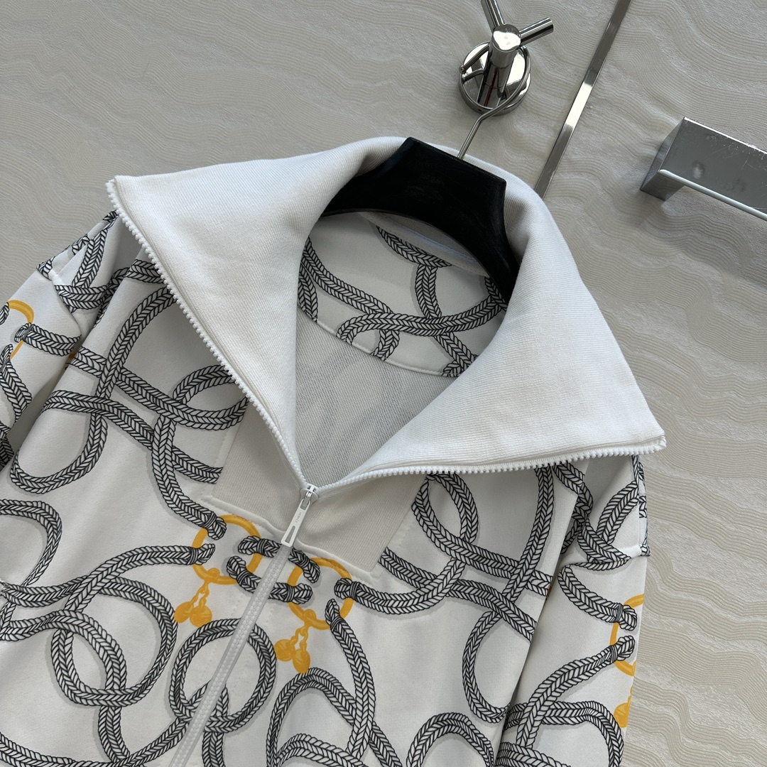 独家首发❤️原单品质H运动套装！Palefroi Remix系列印花泽西棉套装！减龄运动少女立领拉链外套