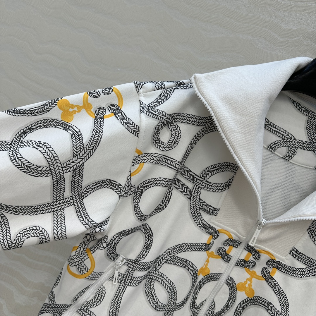 独家首发❤️原单品质H运动套装！Palefroi Remix系列印花泽西棉套装！减龄运动少女立领拉链外套