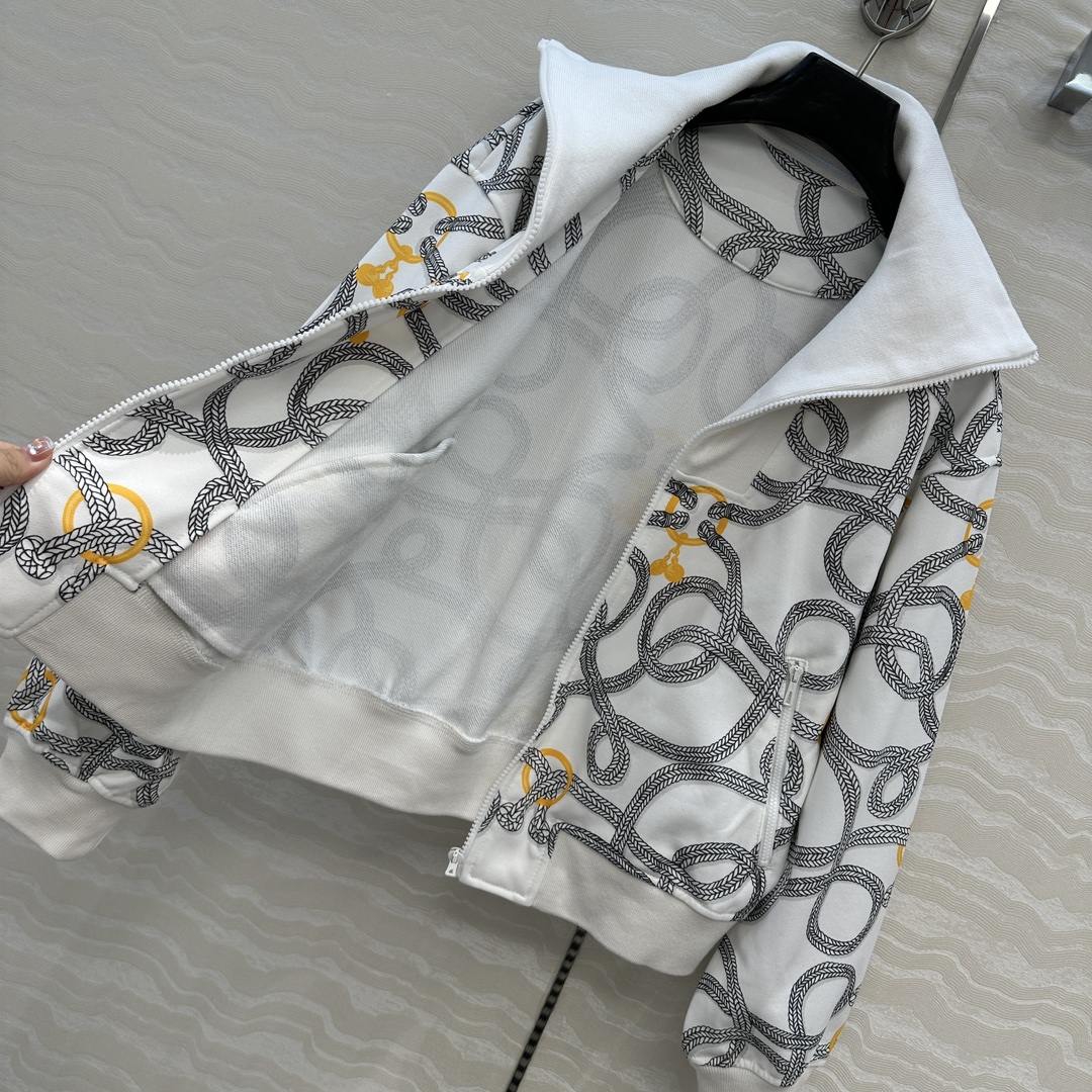 独家首发❤️原单品质H运动套装！Palefroi Remix系列印花泽西棉套装！减龄运动少女立领拉链外套