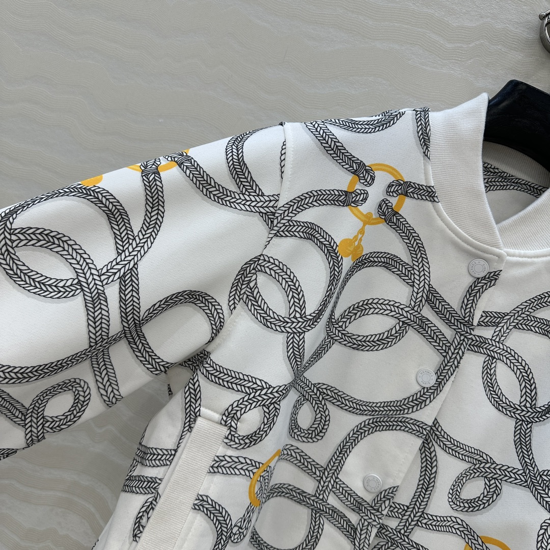 独家首发❤️原单品质H运动套装！Palefroi Remix系列印花泽西棉 夹克外套！减龄运动少女棒球夹