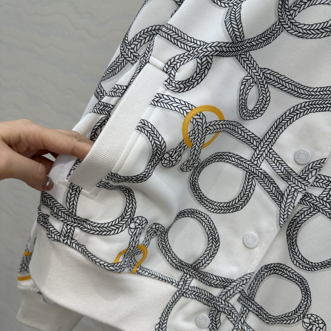 独家首发❤️原单品质H运动套装！Palefroi Remix系列印花泽西棉 夹克外套！减龄运动少女棒球夹