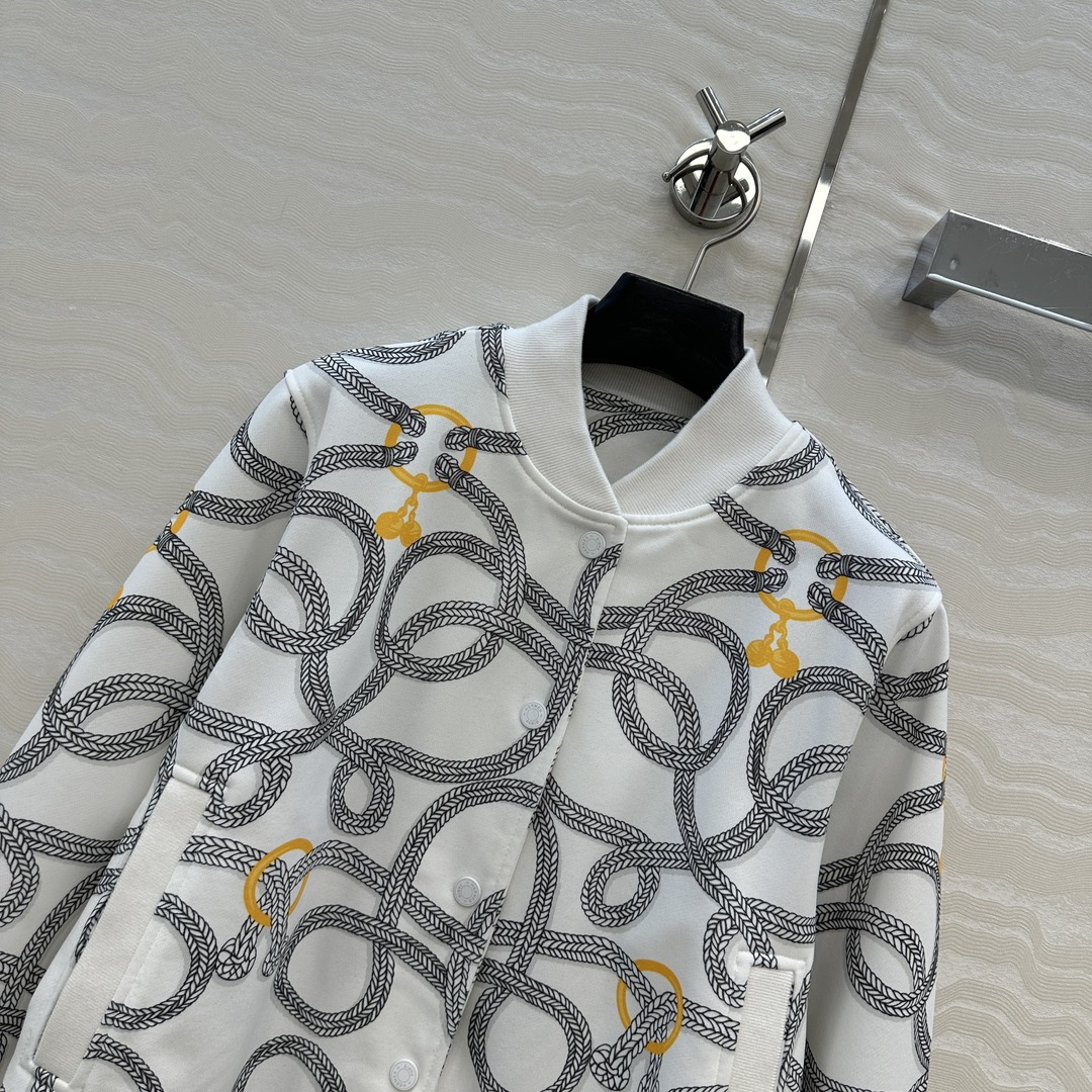 独家首发❤️原单品质H运动套装！Palefroi Remix系列印花泽西棉 夹克外套！减龄运动少女棒球夹