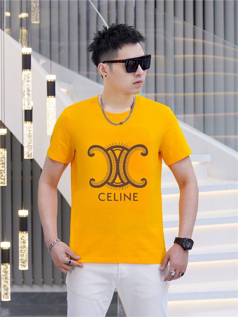 Celine 品牌【CELINE 赛琳】(胖子福音) 男士休闲短袖T恤 2025春夏新品