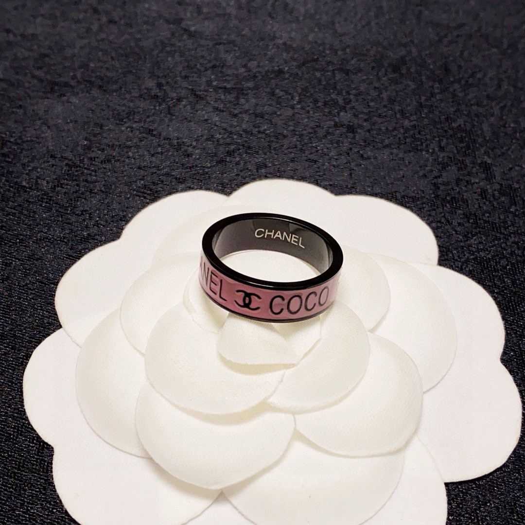 Chanel-Style Pink & Black Ring with Iconic CC Logo, Summer Essential 5 i1751032433 1727 3