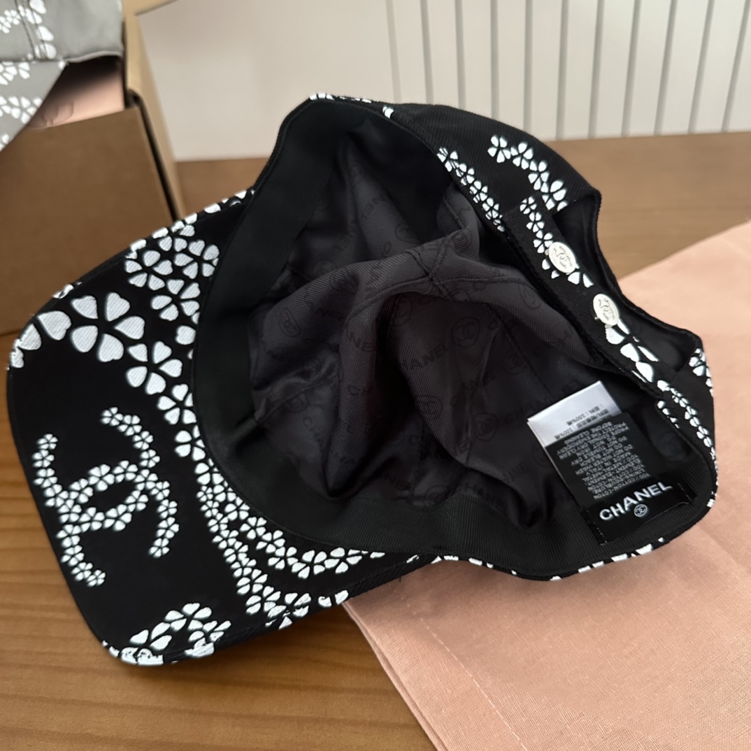

香奈儿CHANEL 新品高定棒球帽，小香logo经典简约，时尚休闲设计 跑量新品