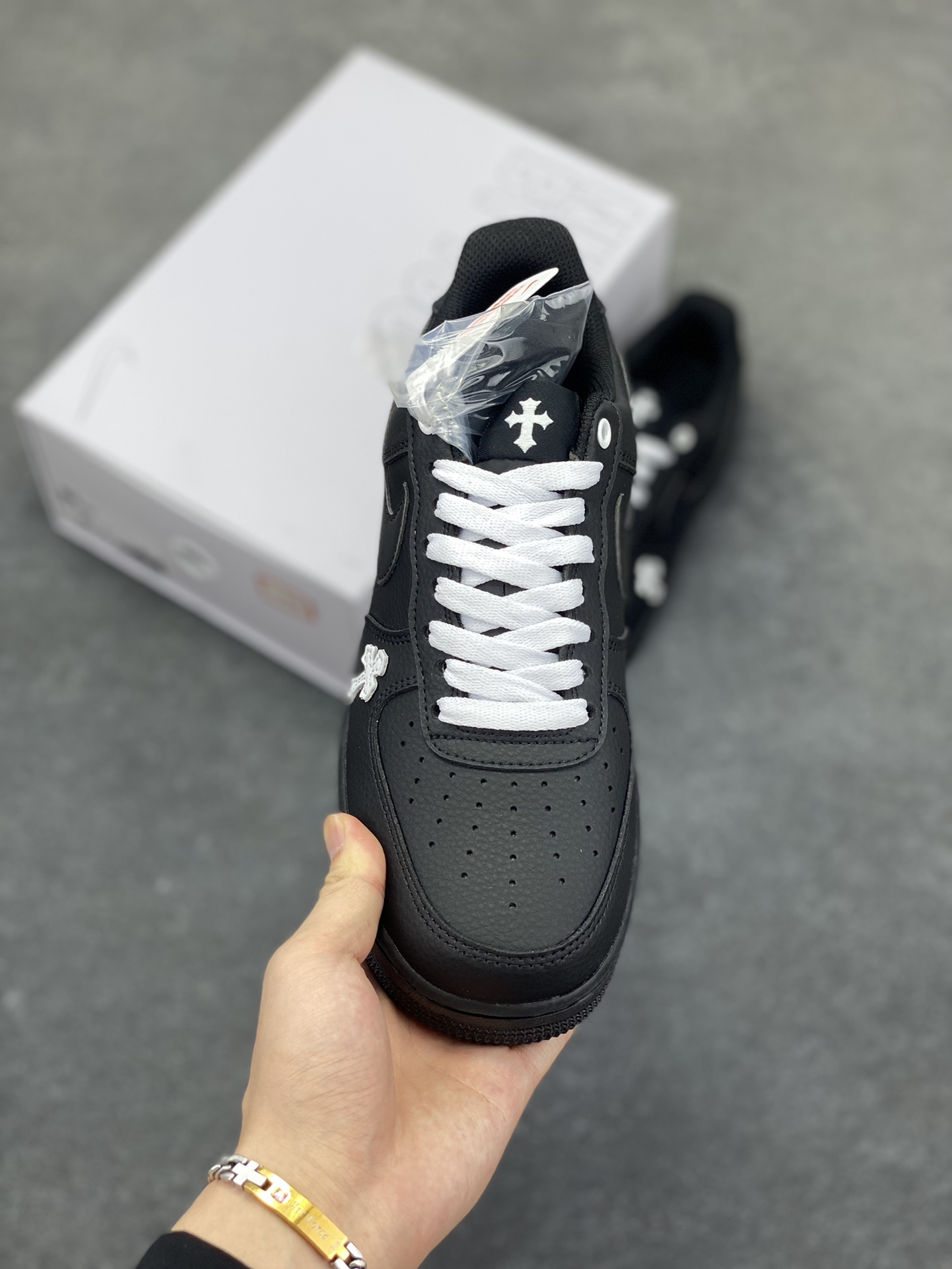 图片[2]-NK Air Force 1‘07 Low 定制款抽屉盒 空军一号低帮休闲板鞋 定制皮料 原楦原纸板 纯正版型 高清洁度 内置全掌气垫 货号：CW2288-111 尺码：36 36.5 37.5 38 38.5 39 40 40.5 41 42 42.5 43 44 44.5 45-选品中心