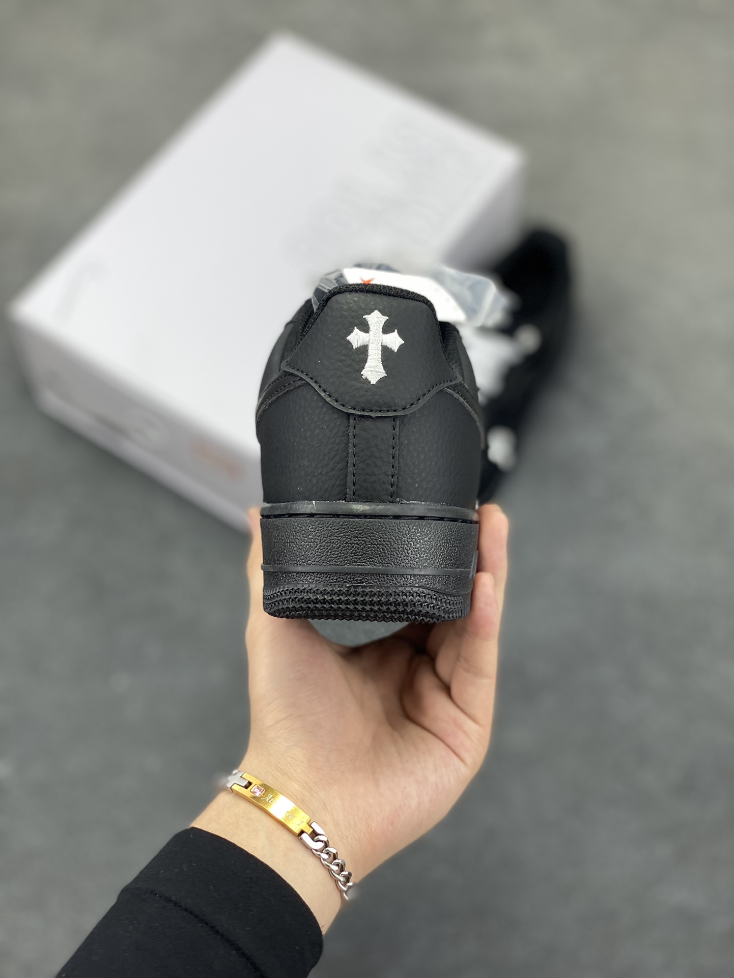 图片[4]-NK Air Force 1‘07 Low 定制款抽屉盒 空军一号低帮休闲板鞋 定制皮料 原楦原纸板 纯正版型 高清洁度 内置全掌气垫 货号：CW2288-111 尺码：36 36.5 37.5 38 38.5 39 40 40.5 41 42 42.5 43 44 44.5 45-选品中心