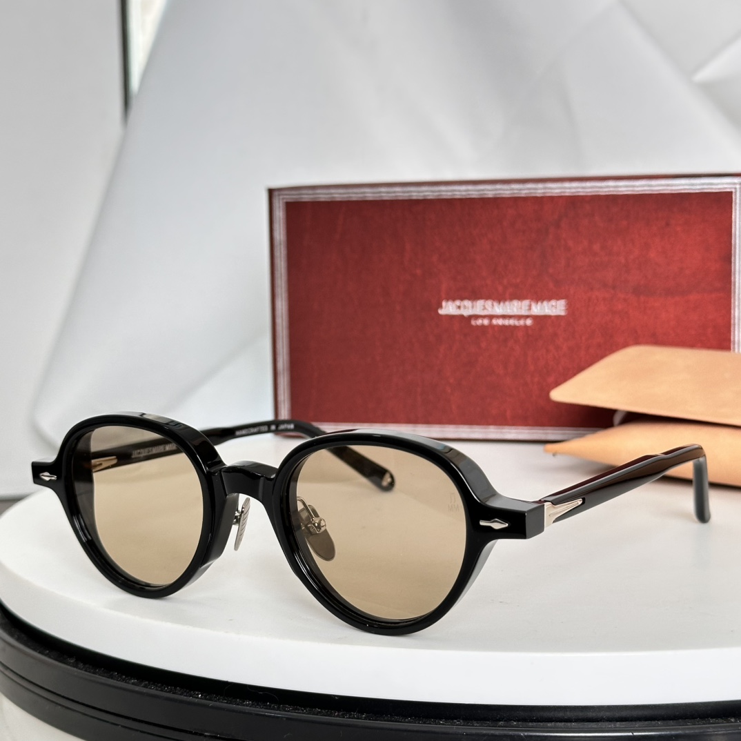  ‼️圆型JACQUES MARIE MAGE
日本手工眼镜 
MODEL：CLARK
SIZE45-2