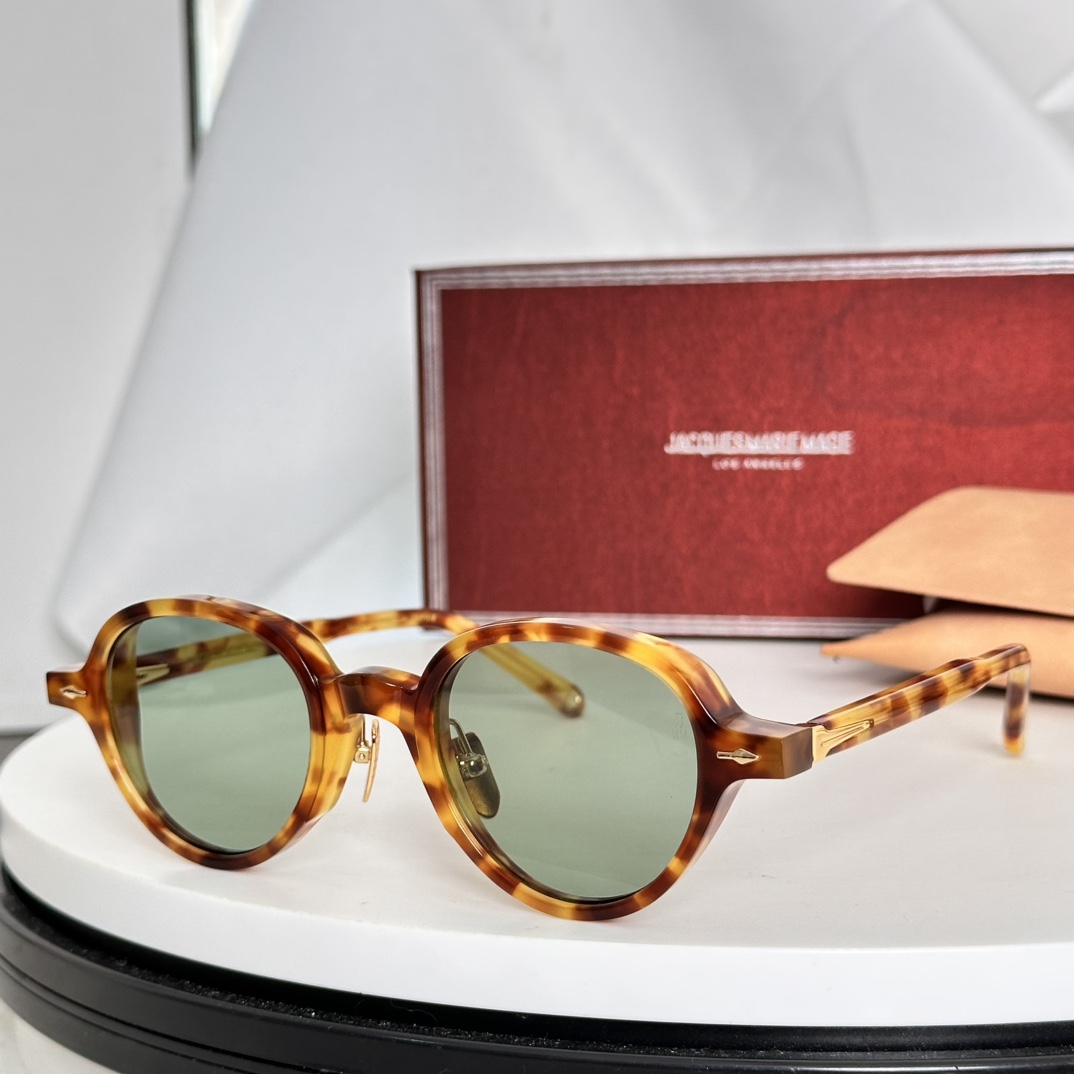  ‼️圆型JACQUES MARIE MAGE
日本手工眼镜 
MODEL：CLARK
SIZE45-2