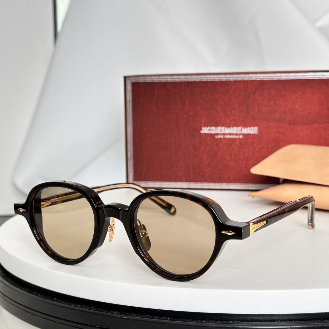  ‼️圆型JACQUES MARIE MAGE
日本手工眼镜 
MODEL：CLARK
SIZE45-2