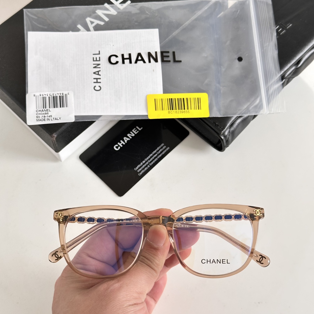 Montura de gafas nueva CHANE* Modelo: 3498 Talla: 51口18-145