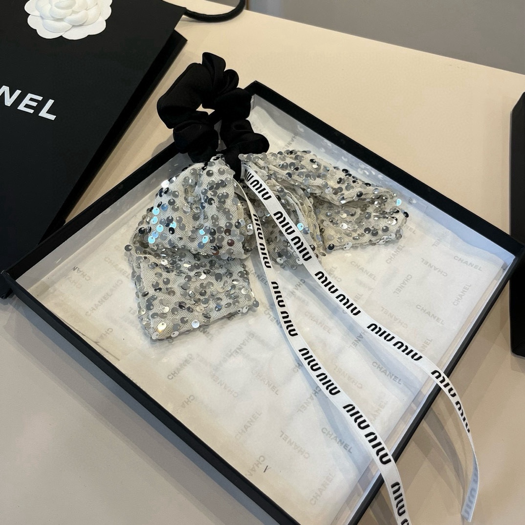 NO:367641,Miumiu bow hair ring hairpin, hairpin, miumiu, hairpins19860909缪缪miumiu蝴蝶结发圈发夹,发夹,miumiu,hairpins,accessory