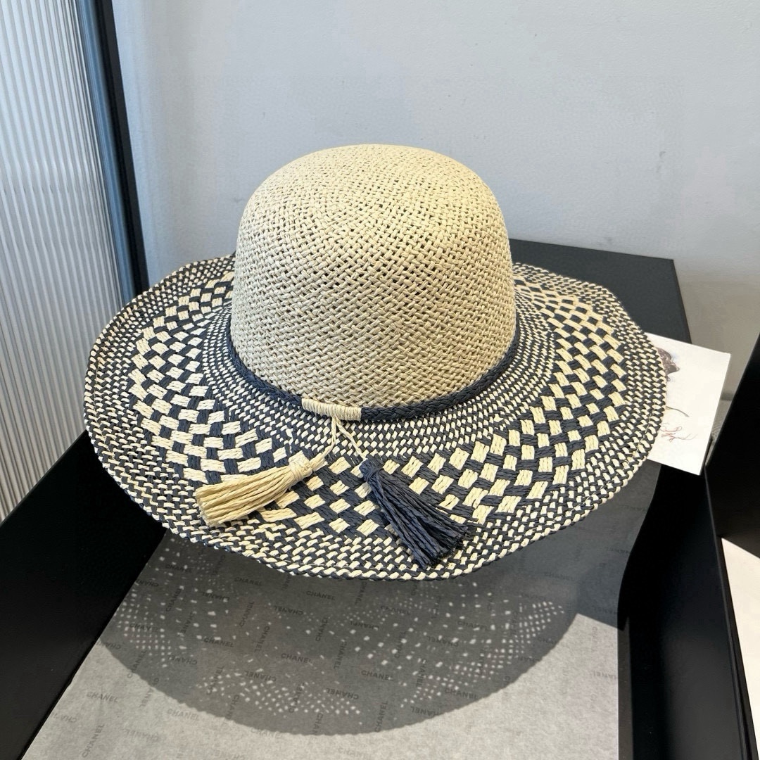 NO:353438,Chanel Chanel bohemian straw hat, sun hat, head circumference 57cm hat, straw hat, fisherman hat, baseball hat, hat, chanel, chanel, espadrilles, hatsChanel香奈儿波西米亚风草帽,太阳帽,头围57cm帽子草帽渔夫帽棒球帽,帽子,chanel,chanel,espadrilles,hats,hat