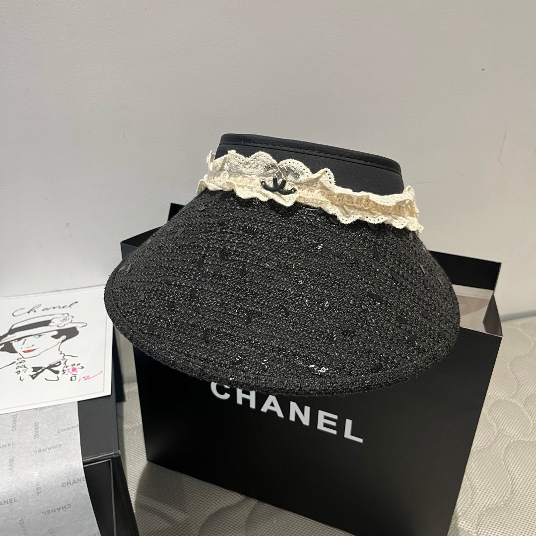 NO:353543,Chanel Chanel empty top sun hat, headband sun hat, head circumference 57cm hat, straw hat, fisherman hat, baseball hat, hat, chanel, chanel, espadrilles, hatsChanel香奈儿空顶遮阳帽,发箍遮阳帽,头围57cm帽子草帽渔夫帽棒球帽,帽子,chanel,chanel,espadrilles,hats,hat