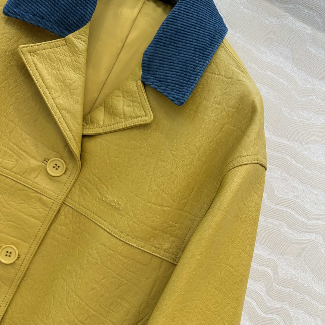P2208: High-End Female Outfit in New Zealand Sheep Skin, Retro Style, Three Colors - 图片 4
