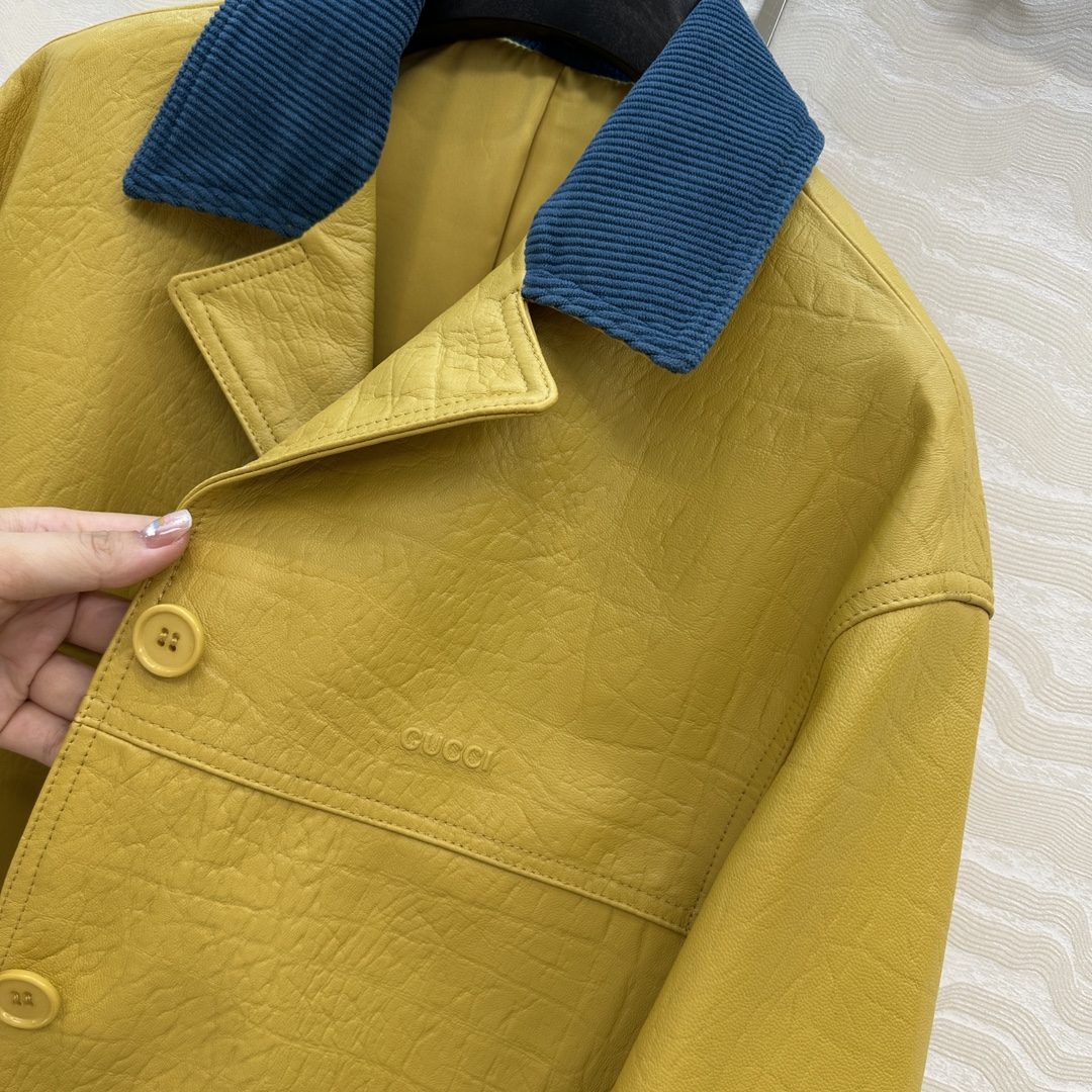 P2208: High-End Female Outfit in New Zealand Sheep Skin, Retro Style, Three Colors - 图片 5