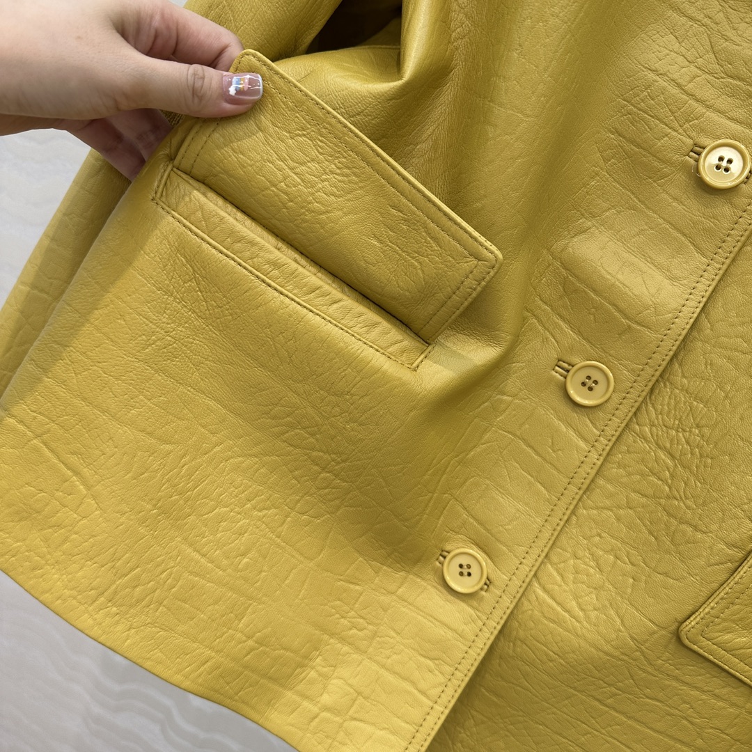 P2208: High-End Female Outfit in New Zealand Sheep Skin, Retro Style, Three Colors - 图片 7