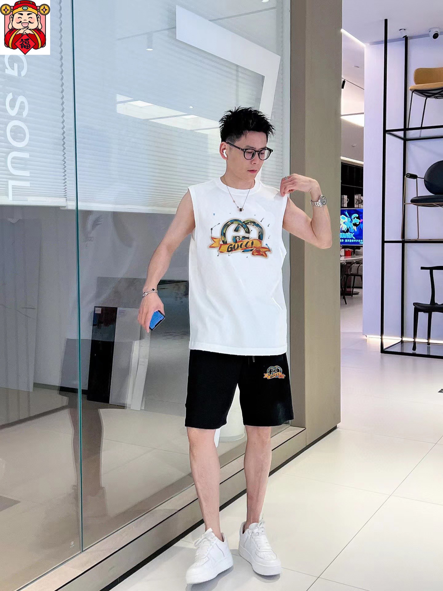 Gucci 品牌【GUCCI 古奇】2025春夏季新品背心套装