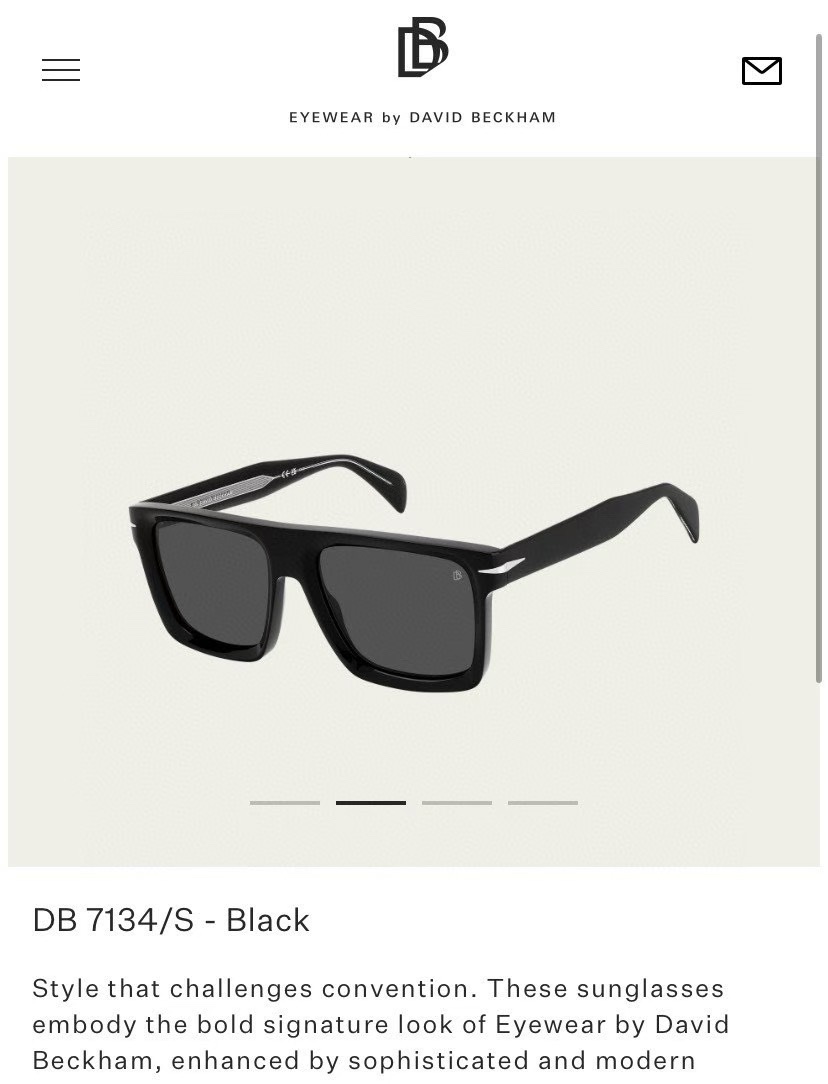  ‼️ 模特图 DAVID BECKHA*✨✨✨MODEL：DB7134✨✨✨SIZE：56口18-14
