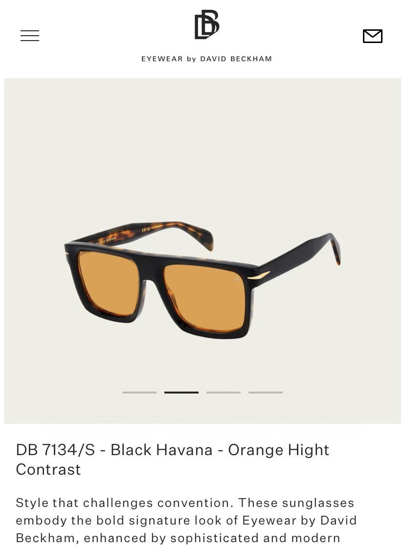  ‼️ 模特图 DAVID BECKHA*✨✨✨MODEL：DB7134✨✨✨SIZE：56口18-14