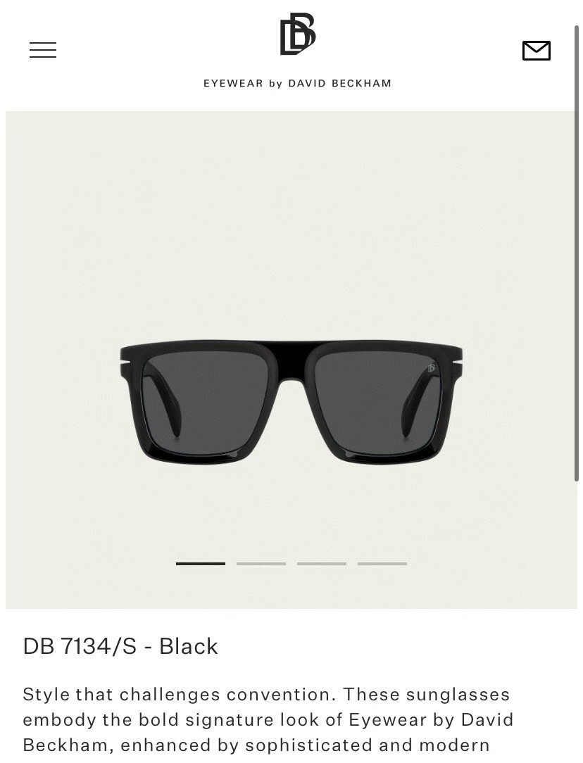  ‼️ 模特图 DAVID BECKHA*✨✨✨MODEL：DB7134✨✨✨SIZE：56口18-14