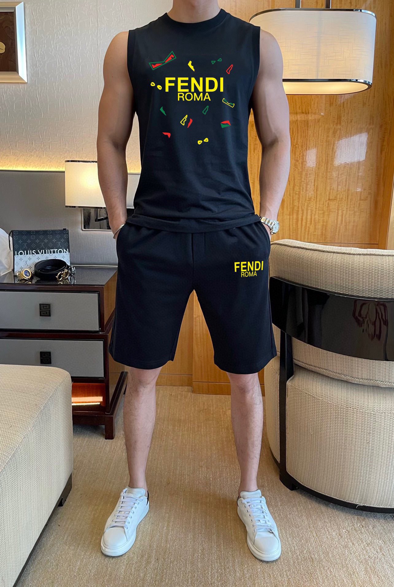 Fendi 品牌【FENDI 芬迪】2025春夏季新品背心套装