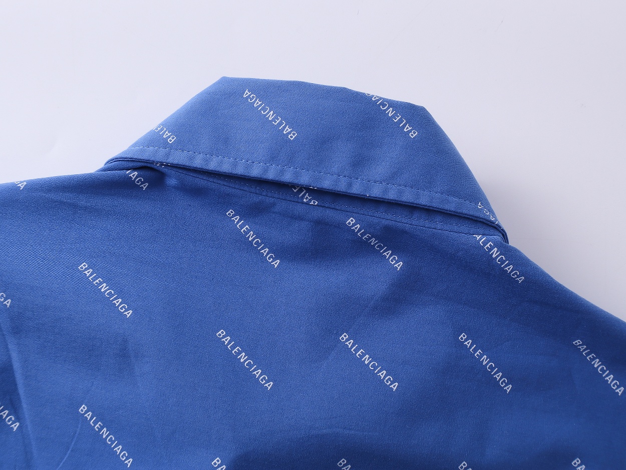 Balenciaga ロゴ長袖シャツ - 快適な着心地と洗練されたデザイン