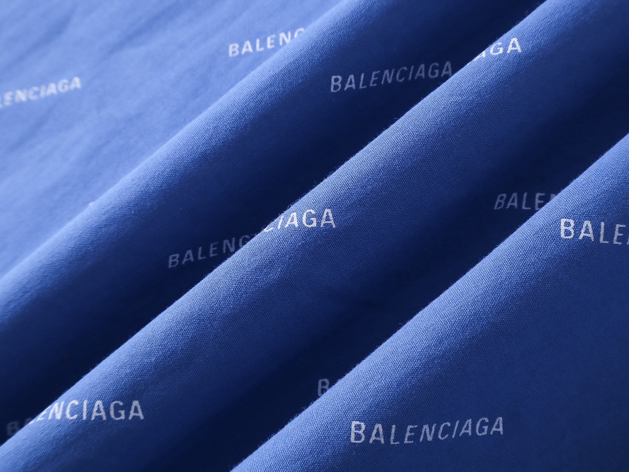 Balenciaga ロゴ長袖シャツ - 快適な着心地と洗練されたデザイン