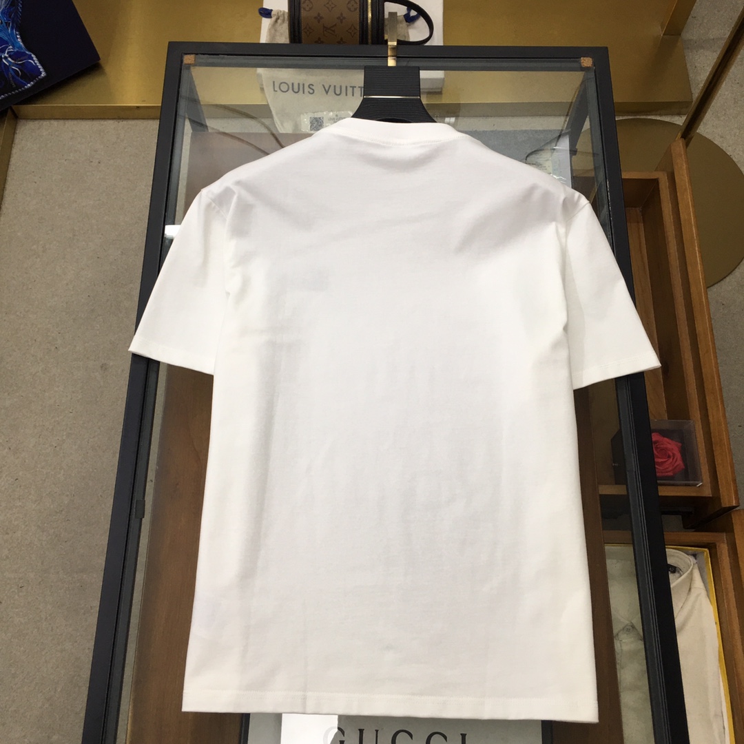 2025 Summer: P625 T-shirt with High-End Design and Custom Silk Cotton - 图片 8