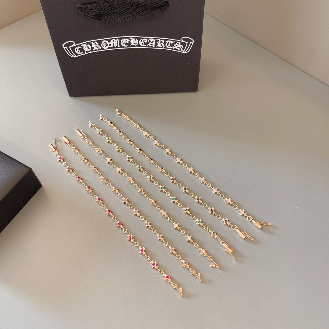 NO:664992,Champagne gold color. So handsome. The latest Chrome Hearts. No explosions. Factory direct sales. Original one-to-one replica. Chrome Hearts Bracelet, fine jewelry, chrome hearts, bracelet.19860909香槟金色 太帅爆了最新款克罗心 不爆不发 厂家直销 原版一比一复刻 克罗心手链,饰品精品,chrome hearts,bracelet,Jewelry