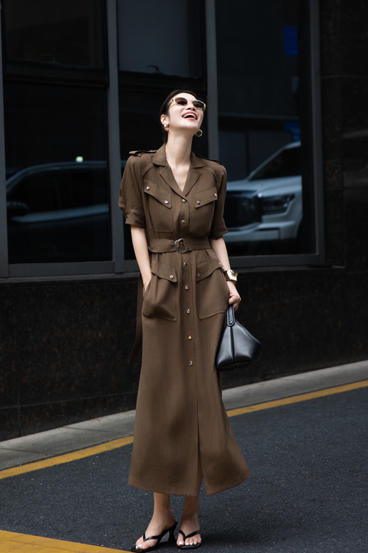 “BC Packed High-Quality Women’s Dress: Fashionable, One-Size-Fits-All Craftsmanship” - 图片 2