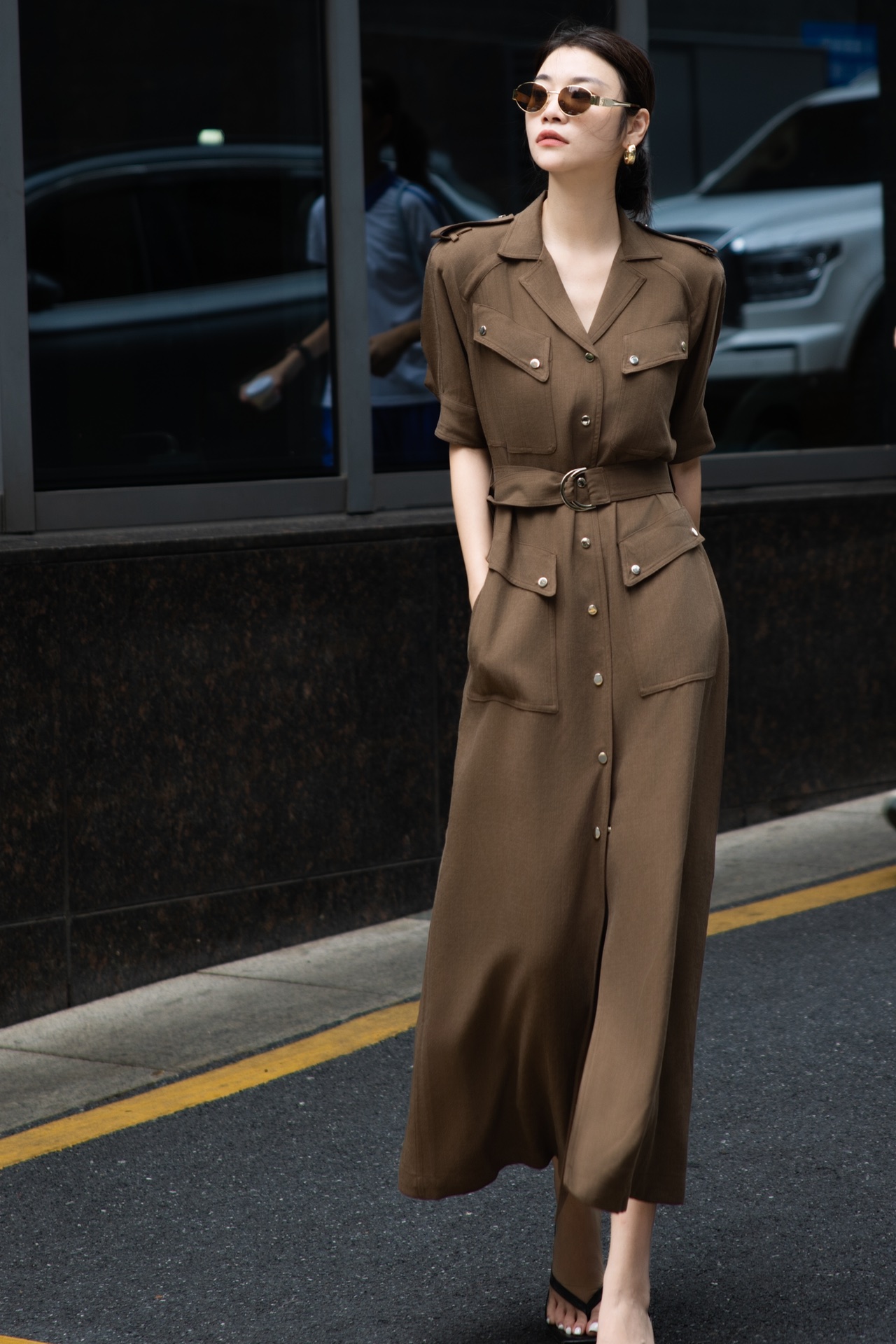“BC Packed High-Quality Women’s Dress: Fashionable, One-Size-Fits-All Craftsmanship” - 图片 3