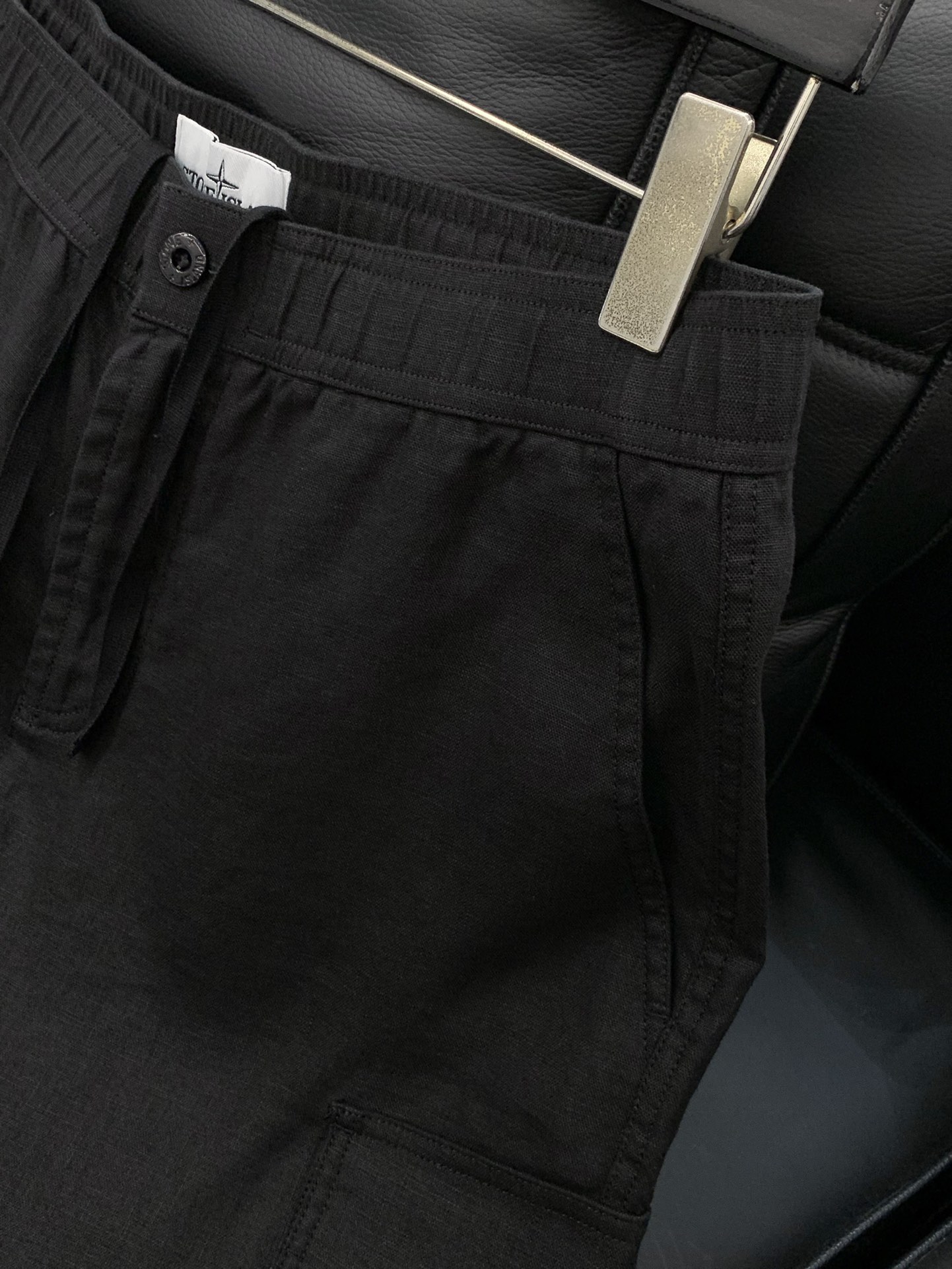 Stone Island Linen Shorts: Classic Design, Customized for Foreign Orders in Sizes M-3XL - 图片 5