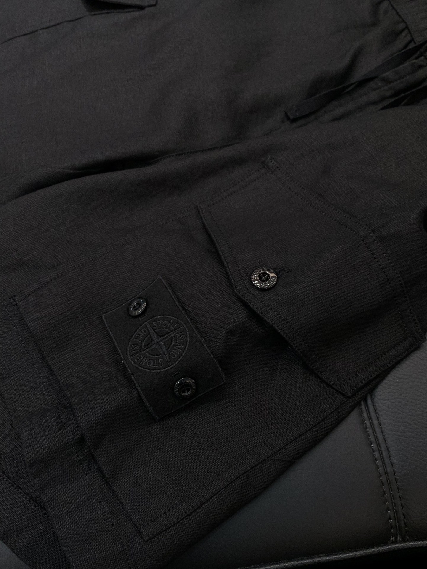 Stone Island Linen Shorts: Classic Design, Customized for Foreign Orders in Sizes M-3XL - 图片 7