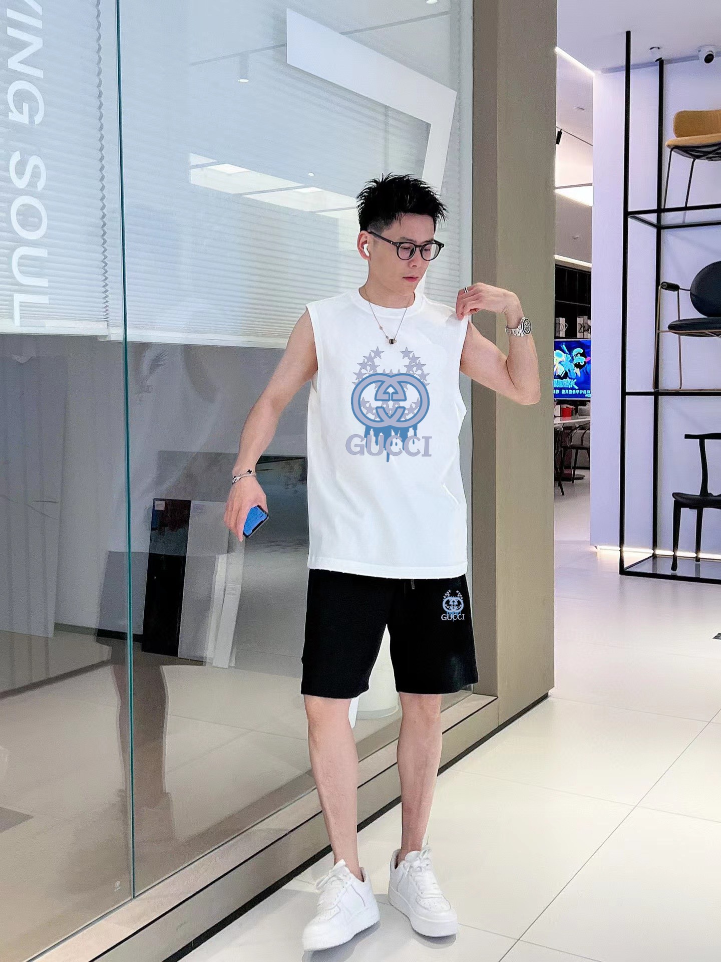 Gucci 品牌【GUCCI 古奇】2025春夏季新品背心套装