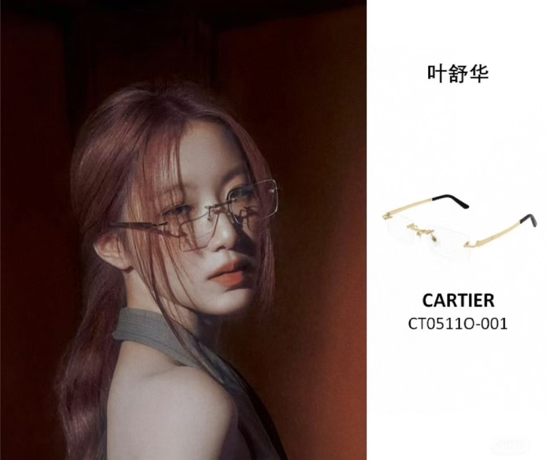  ‼️ 模特图 Cartie*山度士系列CT0511O
SIZE：55-18-145每一副都有独立编码
