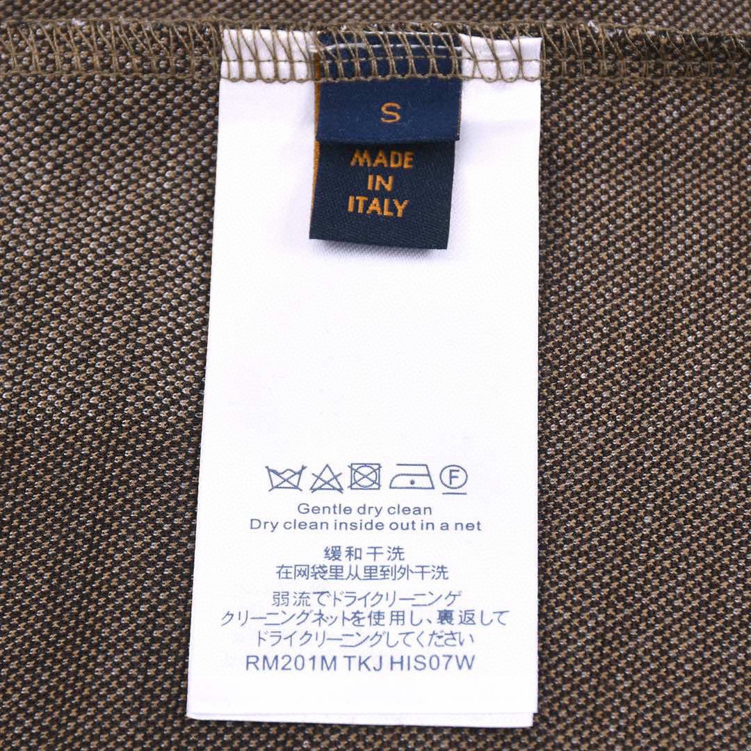 路易威登/Louis Vuitton 夏季新款 经典棋盘格圆领短袖T恤 咖色/绿色