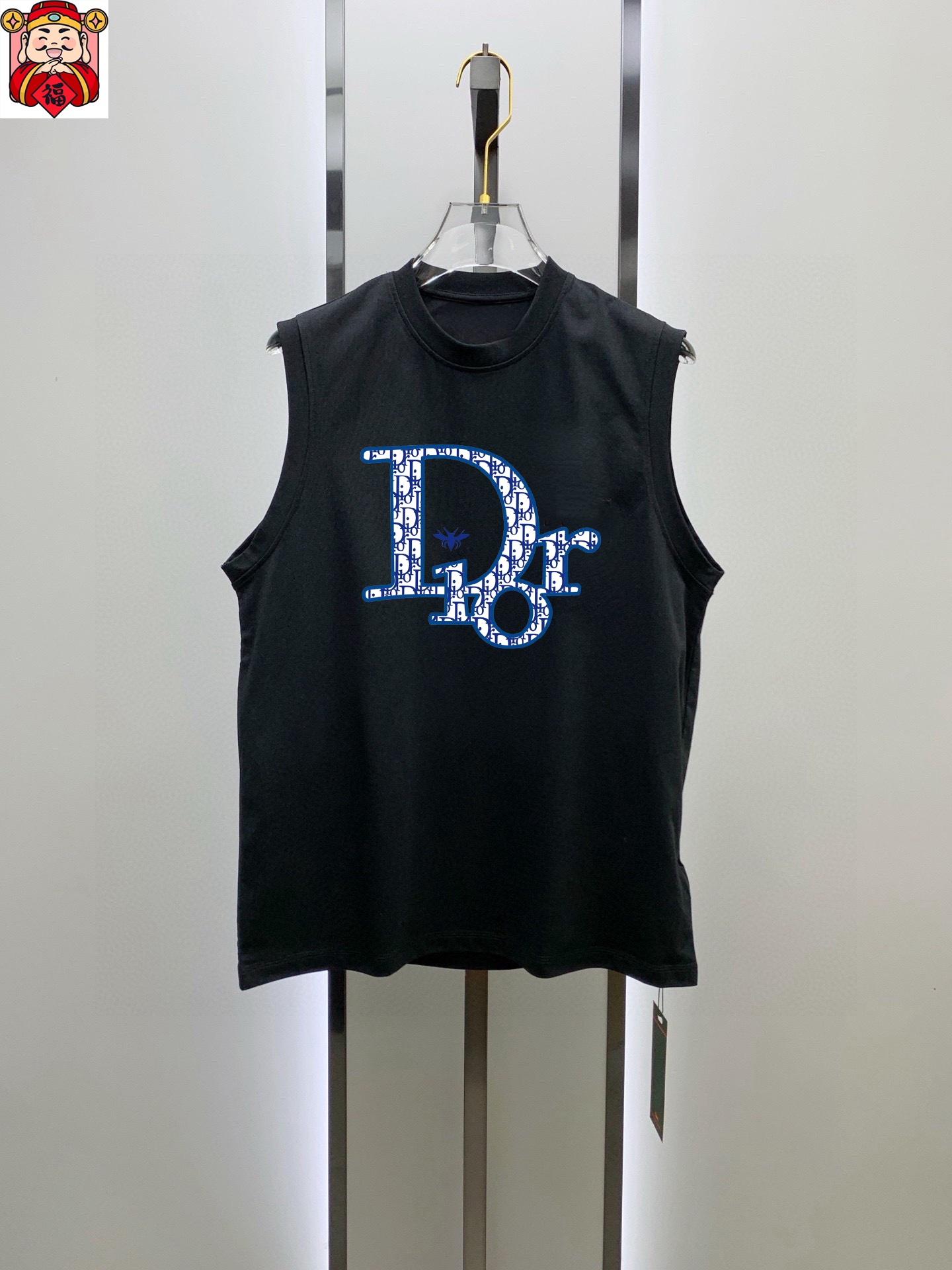 Dior 品牌【DIOR迪奥】2025夏季新品背心T袖 简约款式 任何人都可以轻松驾驶 进口定制丝光棉面料 手软舒适有型 吸汗透气