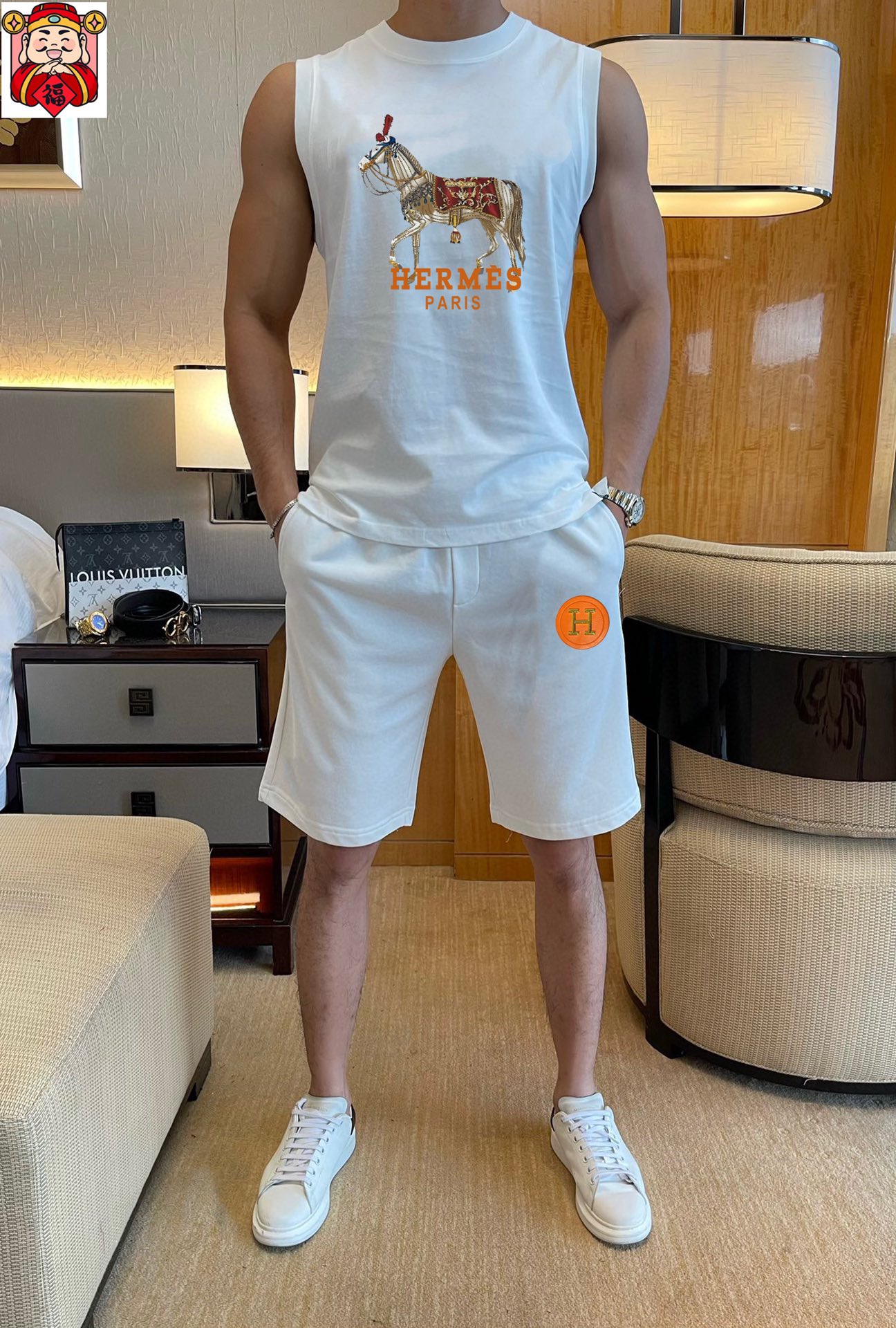 Hermès 品牌【HERMES 爱马仕】2025春夏季新品背心套装