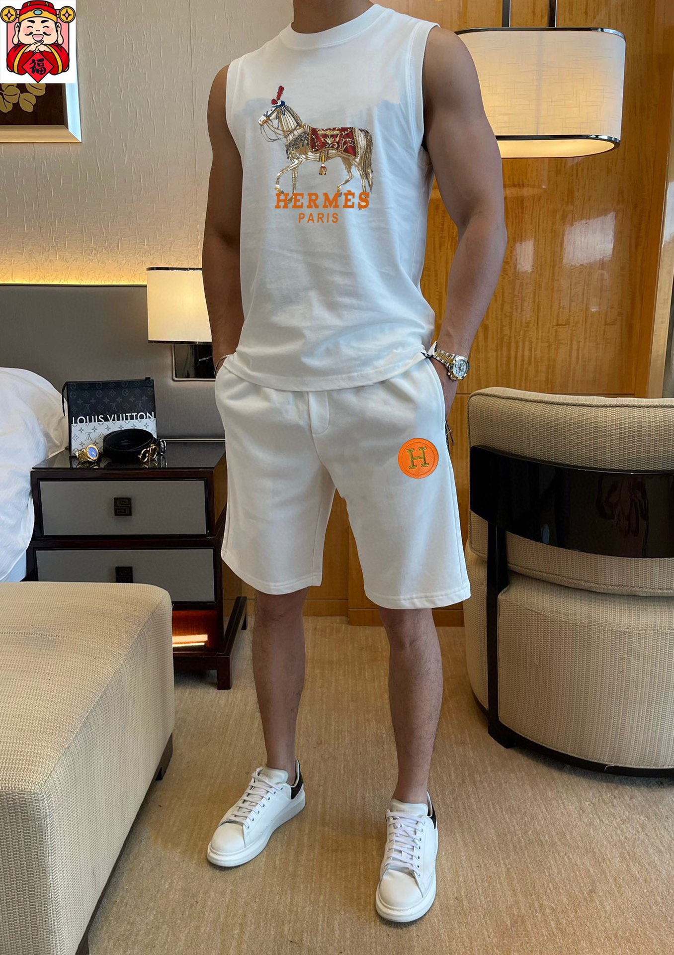 Hermès 品牌【HERMES 爱马仕】2025春夏季新品背心套装