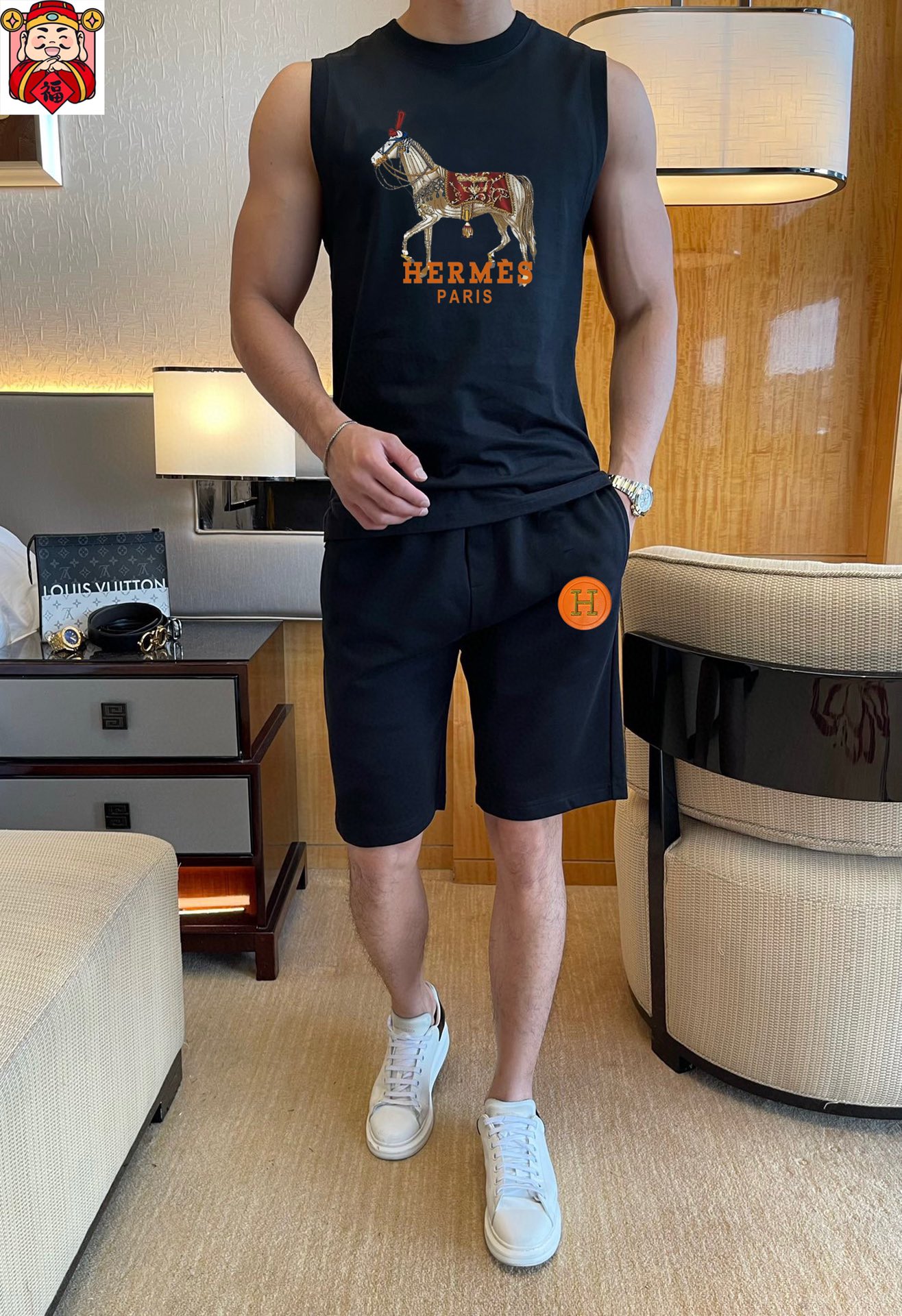 Hermès 品牌【HERMES 爱马仕】2025春夏季新品背心套装